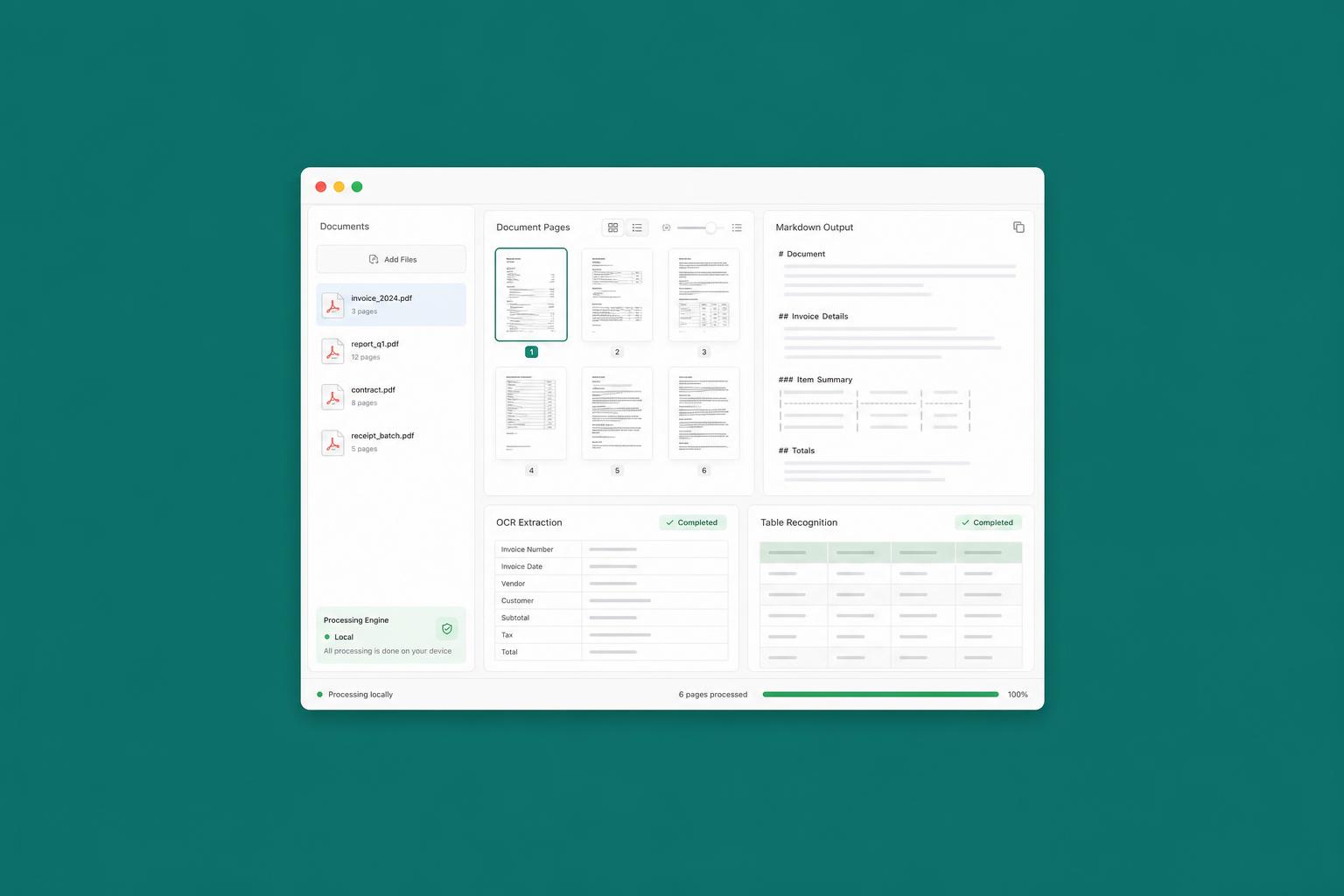 GLM-OCR in locale: PDF in Markdown senza cloud
