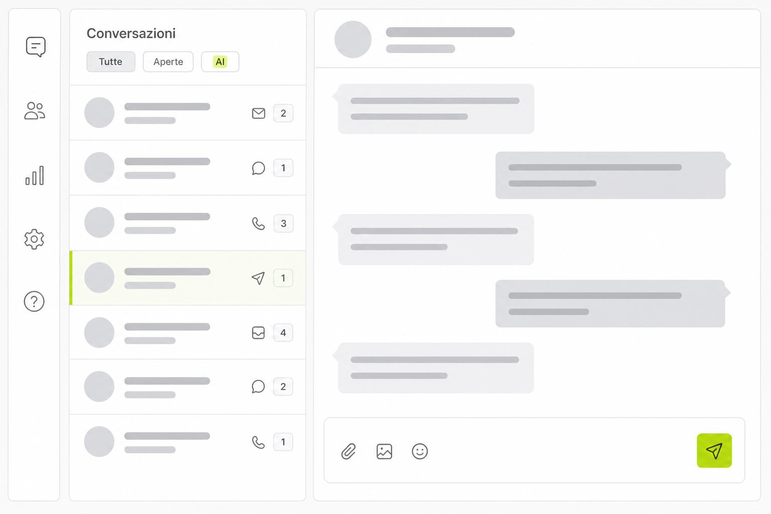 Customer care con agente AI preview 1