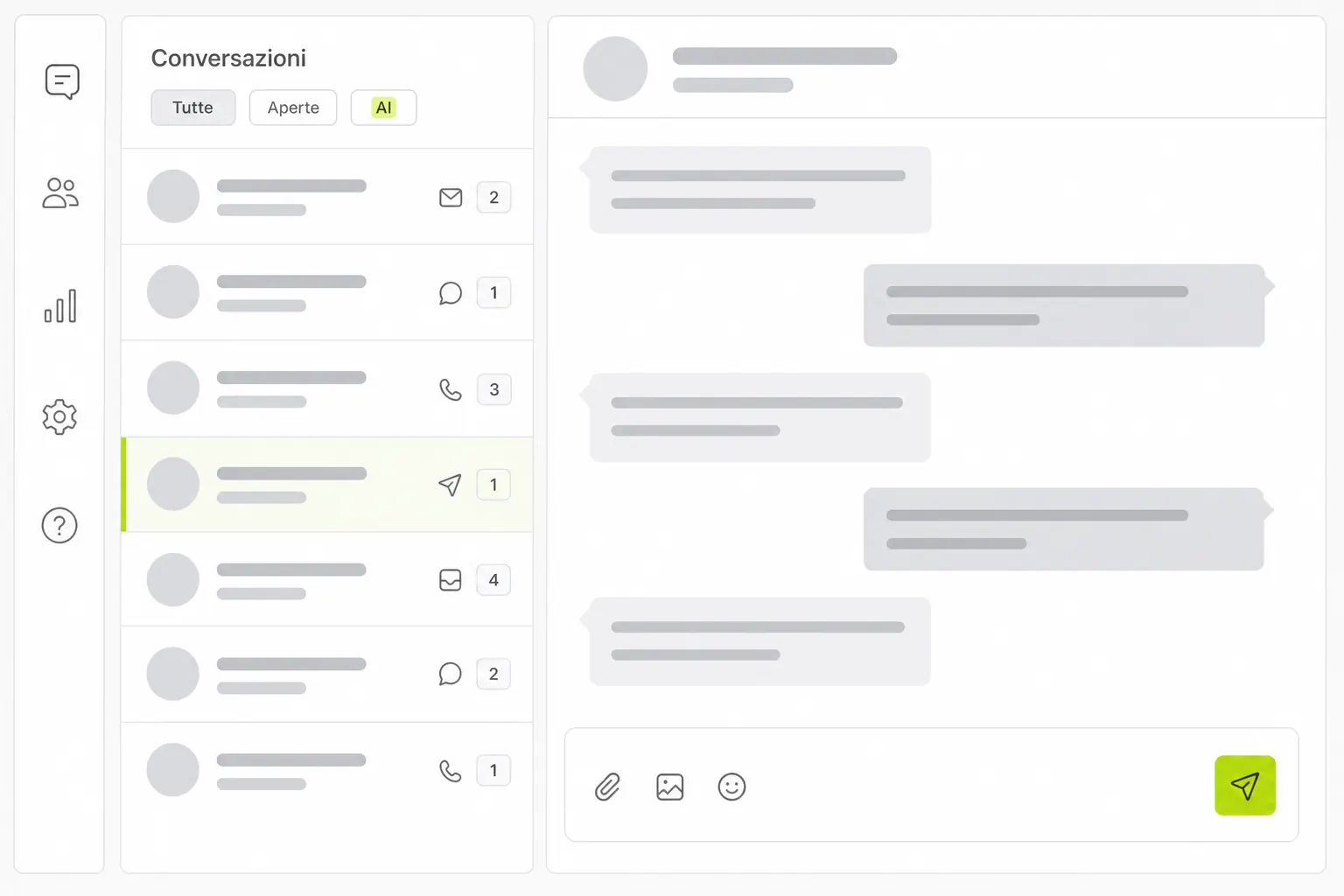 Customer care con agente AI preview 1
