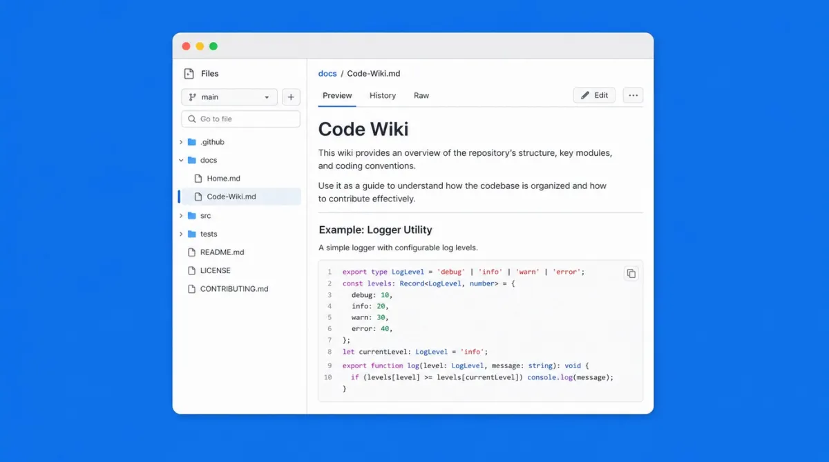 Google Code Wiki: from GitHub repository to wiki with AI agent